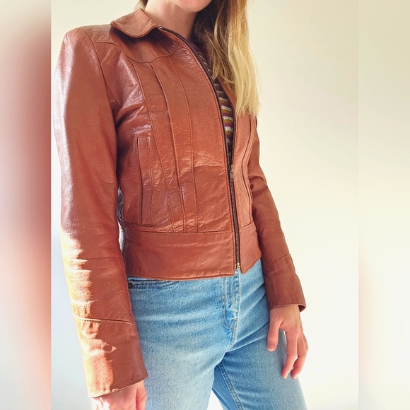 🇨🇦 Vintage Neto Leather Jacket (late 70's/80's) - Picture 4 of 8